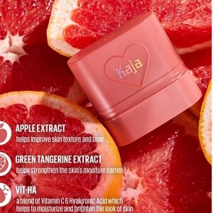 Kaja Dewy Bar Blush and Lip Balm in Grapefruit Gelato